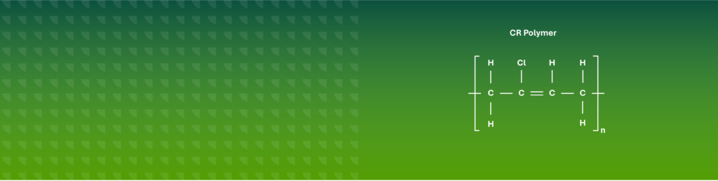 Chemische Zusammensetzung des Polymers Chloropren (CR)