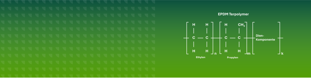 EPDM - Ethylen Propylen Dien Monomer - Chemischer Aufbau des Terpolymers