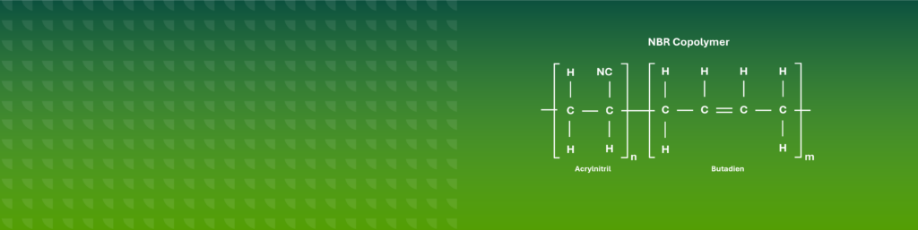Chemische Zusammensetzung NBR (Nitril-Butadien-Kautschuk)